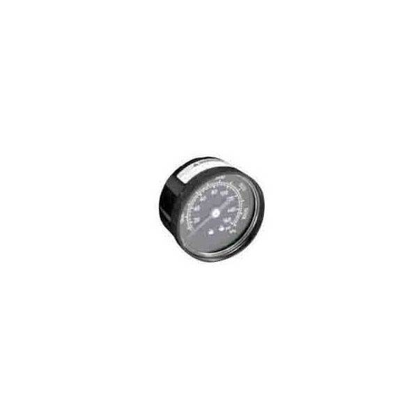 Alemite Air Pressure Gauge, 0 To 160 Psi, 14 In Fnpt, Back Mount, 339948 339948 - main